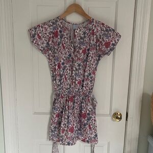 Bella bliss Floral Print dress with tie